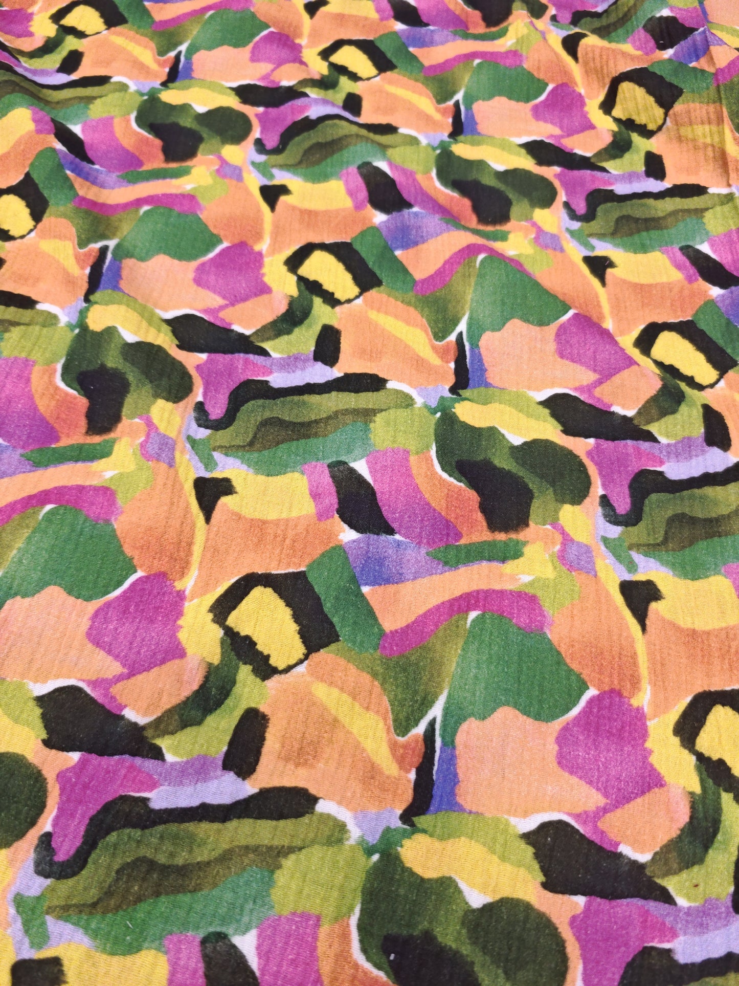 TROPICAL PALETTE – LITTLE JOHNNY DOUBLE GAUZE – 100% COTTON FABRIC – 130cm WIDE