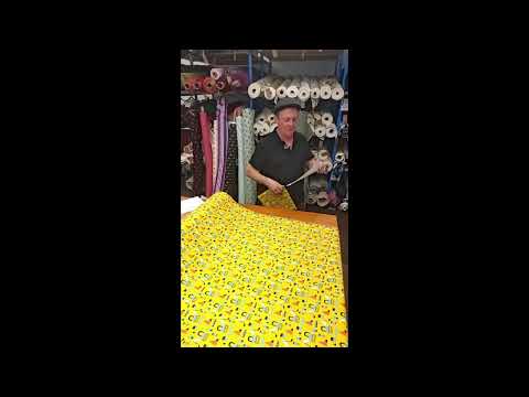 DIGGERS – MUSTARD POLYCOTTON WINCEYETTE – 80% COTTON / 20% POLYESTER – 109cm WIDE