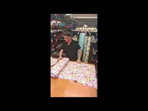 FLOWER DAZE – LITTLE JOHNNY DOUBLE GAUZE – 100% COTTON FABRIC – 132cm WIDE