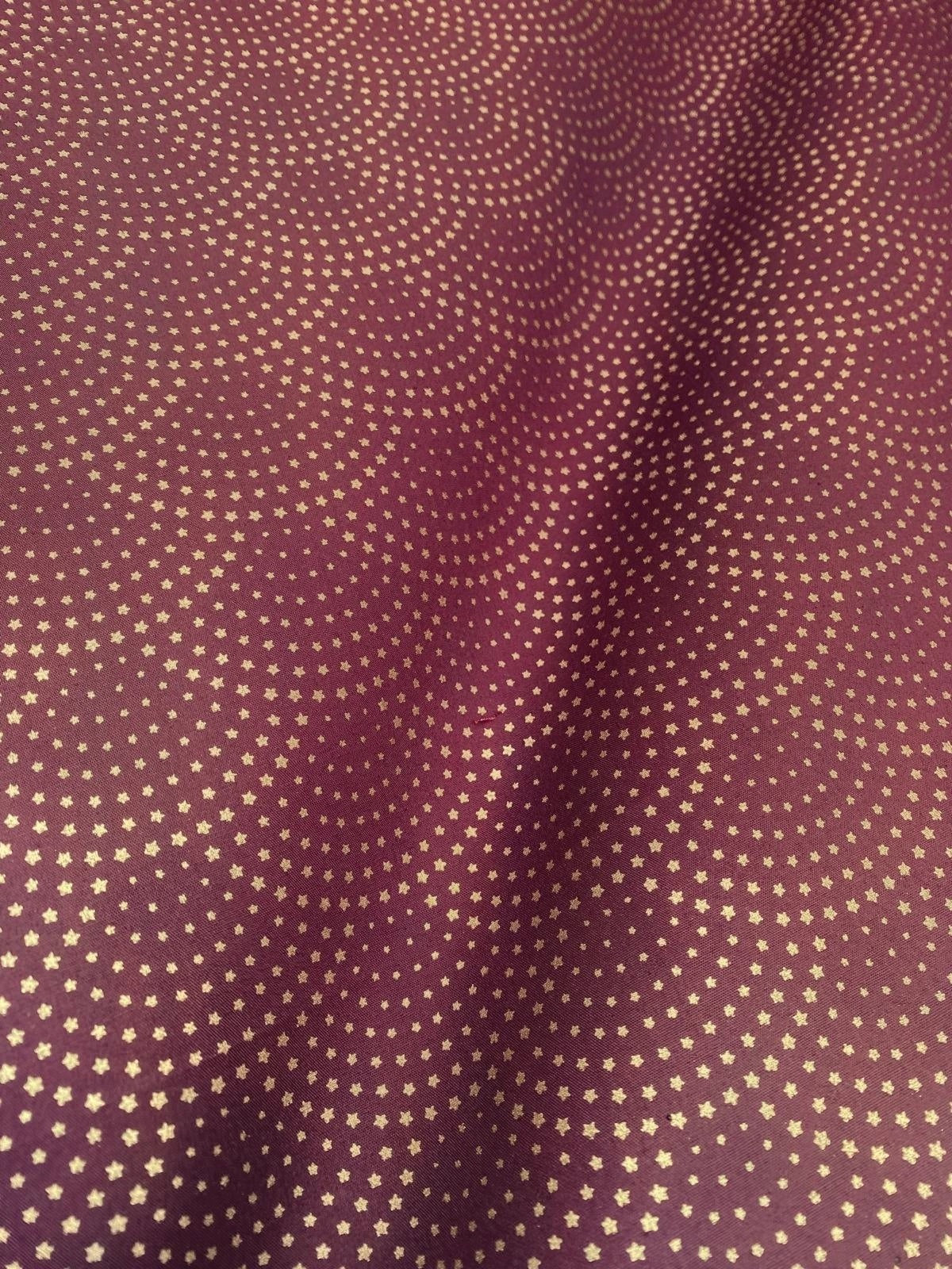 CONTEMPORARY CHRISTMAS STARRY SCALES – 100% COTTON CHRISTMAS FABRIC – 146cm WIDE