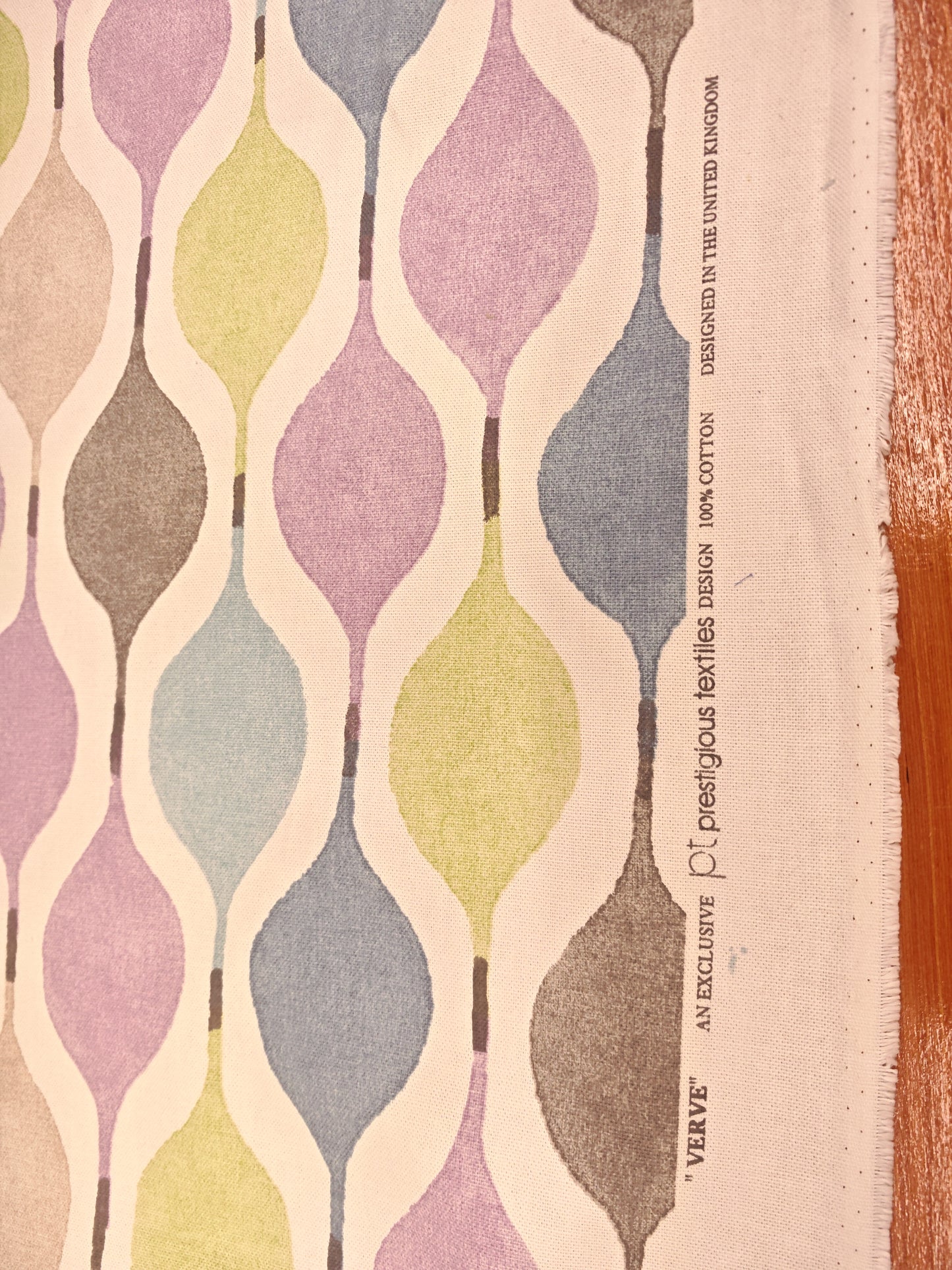 VERVE – PRESTIGIOUS TEXTILES – HALF PANAMA 100% COTTON FABRIC – 145cm WIDE