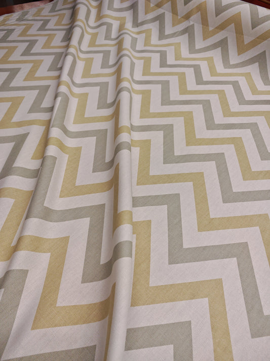 JAZZ HEAVY COTTON PRINT – GEOMETRIC FURNISHING FABRIC – 100% COTTON