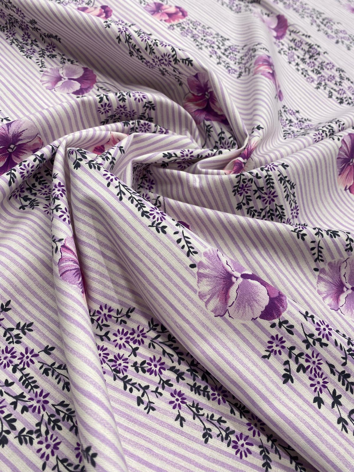 PANSY STRIPE – DESIGNERS GUILD – 100% COTTON FABRIC – 144cm WIDE (2 COLOURWAYS)