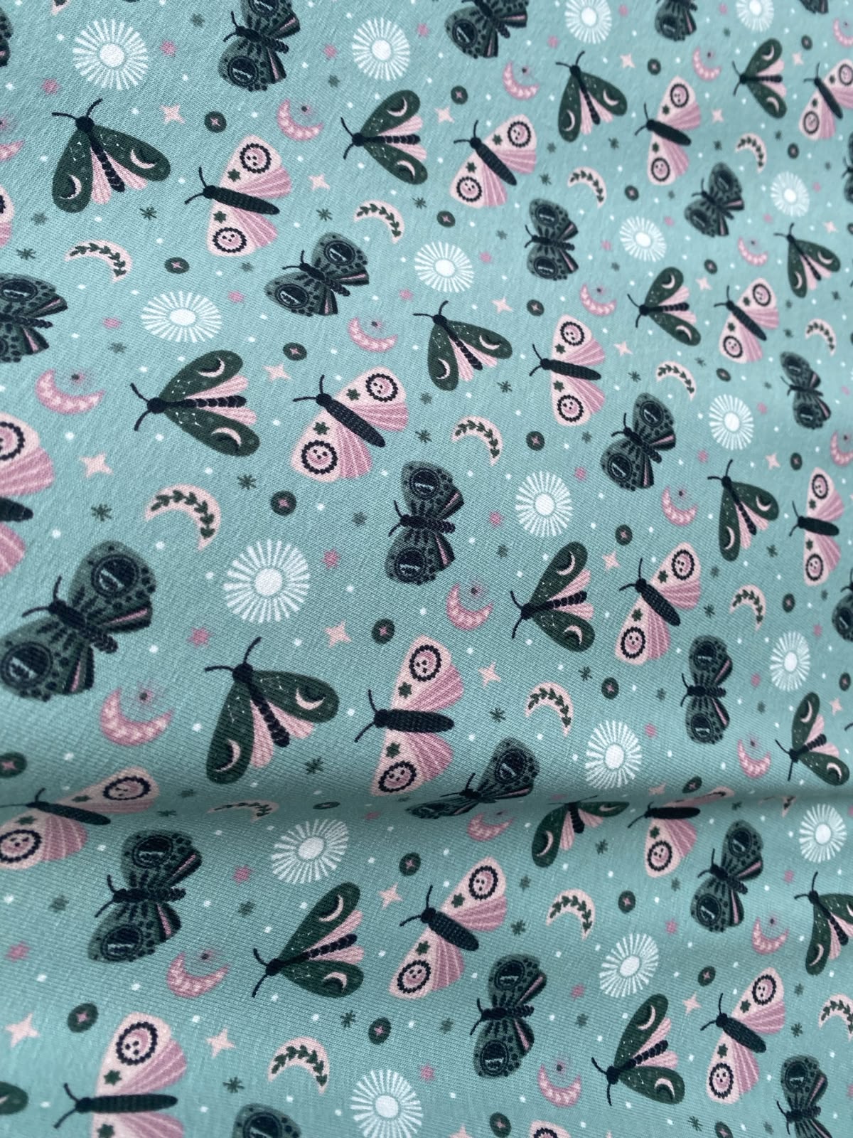 PAPILLON DE NUIT – COTTON JERSEY STRETCH FABRIC – 150cm WIDE