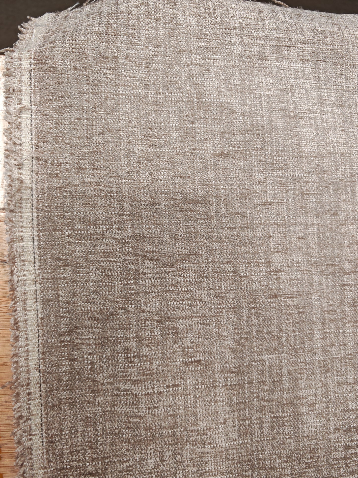 Natural Weave Chenille Upholstery Fabric – 147cm / 58" – Heavyweight – 3m Piece