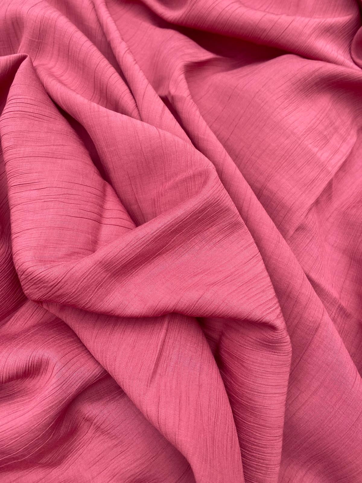 DUSKY PINK CRINKLE FABRIC – 148cm WIDE - 3 METRE PIECE