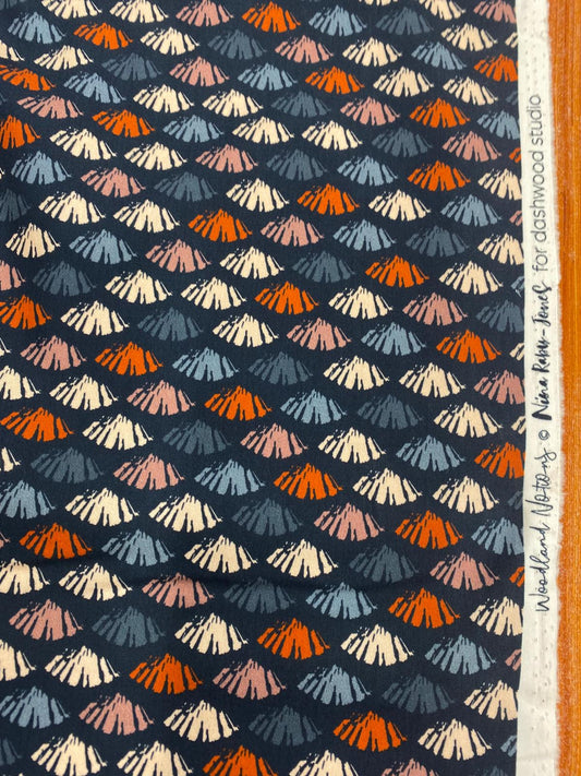 WOODLAND NOTIONS SHELLS – NINA RABY-JONES WOODLAND NOTIONS – 100% COTTON FABRIC – 146cm WIDE