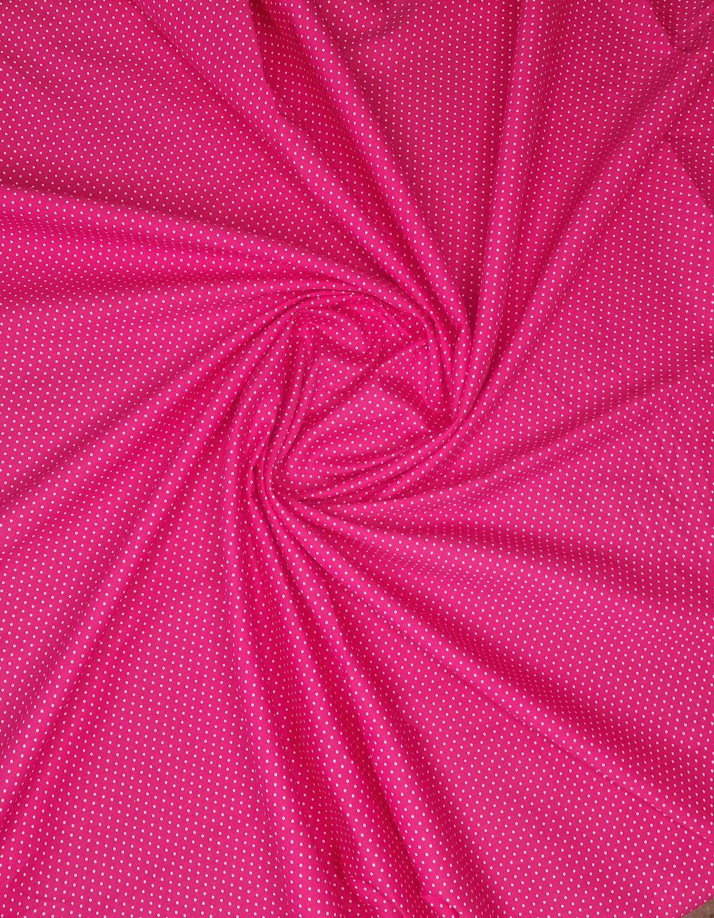 Polka Dot Cotton Poplin – 142cm / 56" Wide – 100% Cotton – 3m Piece (3 Colours)