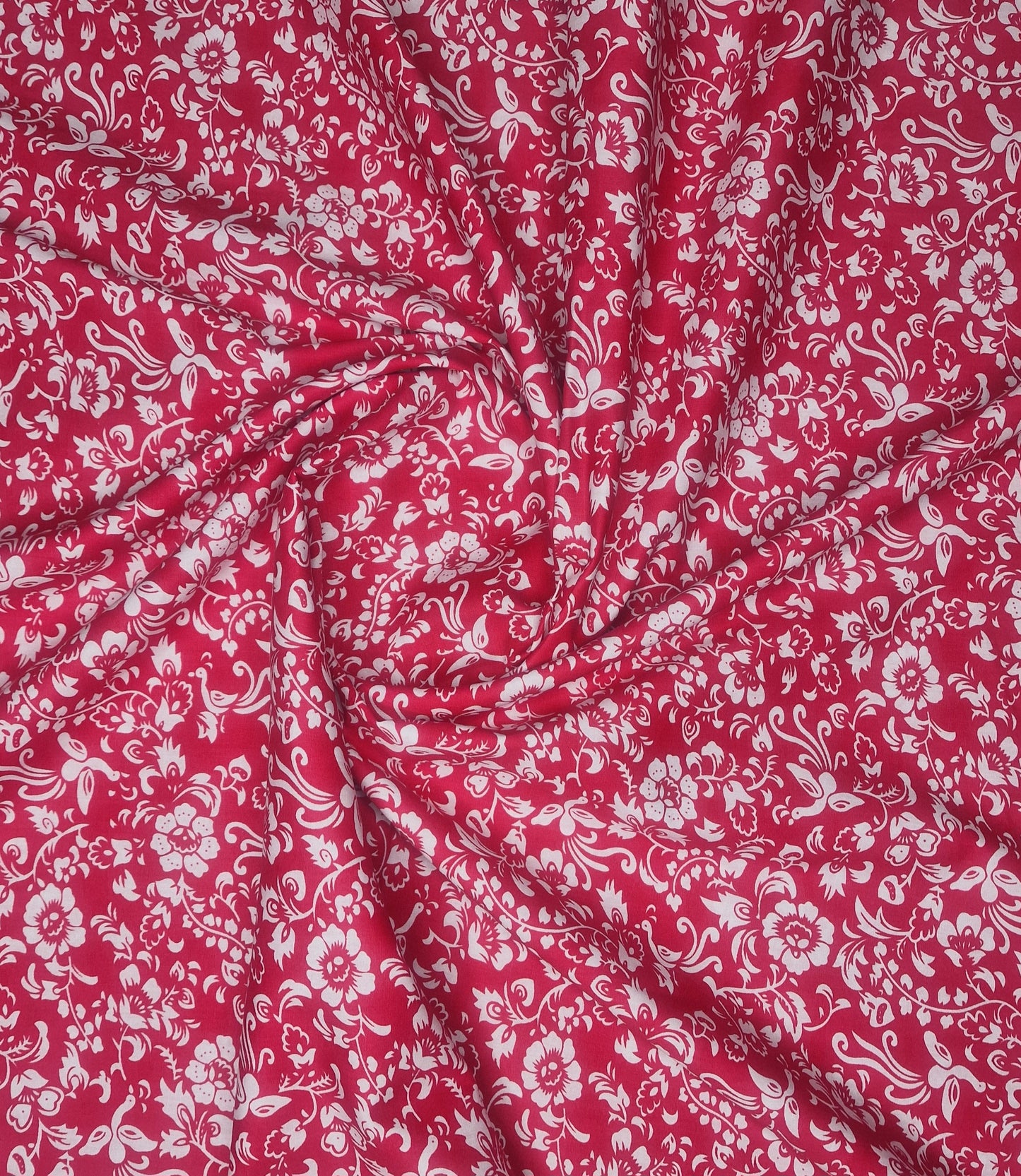 Peacock Petal Cotton Poplin – 142cm / 56" – 100% Cotton – 3m Piece (2 Colourways)