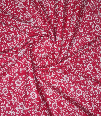 Peacock Petal Cotton Poplin – 142cm / 56" – 100% Cotton – 3m Piece (2 Colourways)