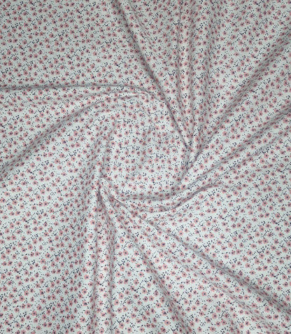 Ditsy Flower Cotton Poplin - 142cm / 56" - 100% Cotton - 3m Piece (3 Colourways)