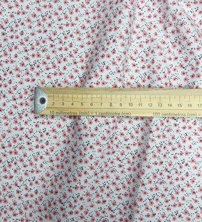 Ditsy Flower Cotton Poplin - 142cm / 56" - 100% Cotton - 3m Piece (3 Colourways)