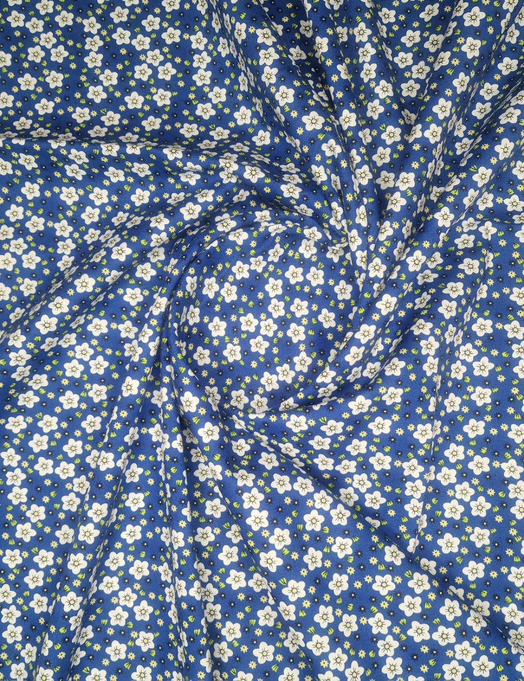 Forget-Me-Not Floral Cotton Poplin - 142cm / 56" - 100% Cotton - 3m Piece (4 Colourways)
