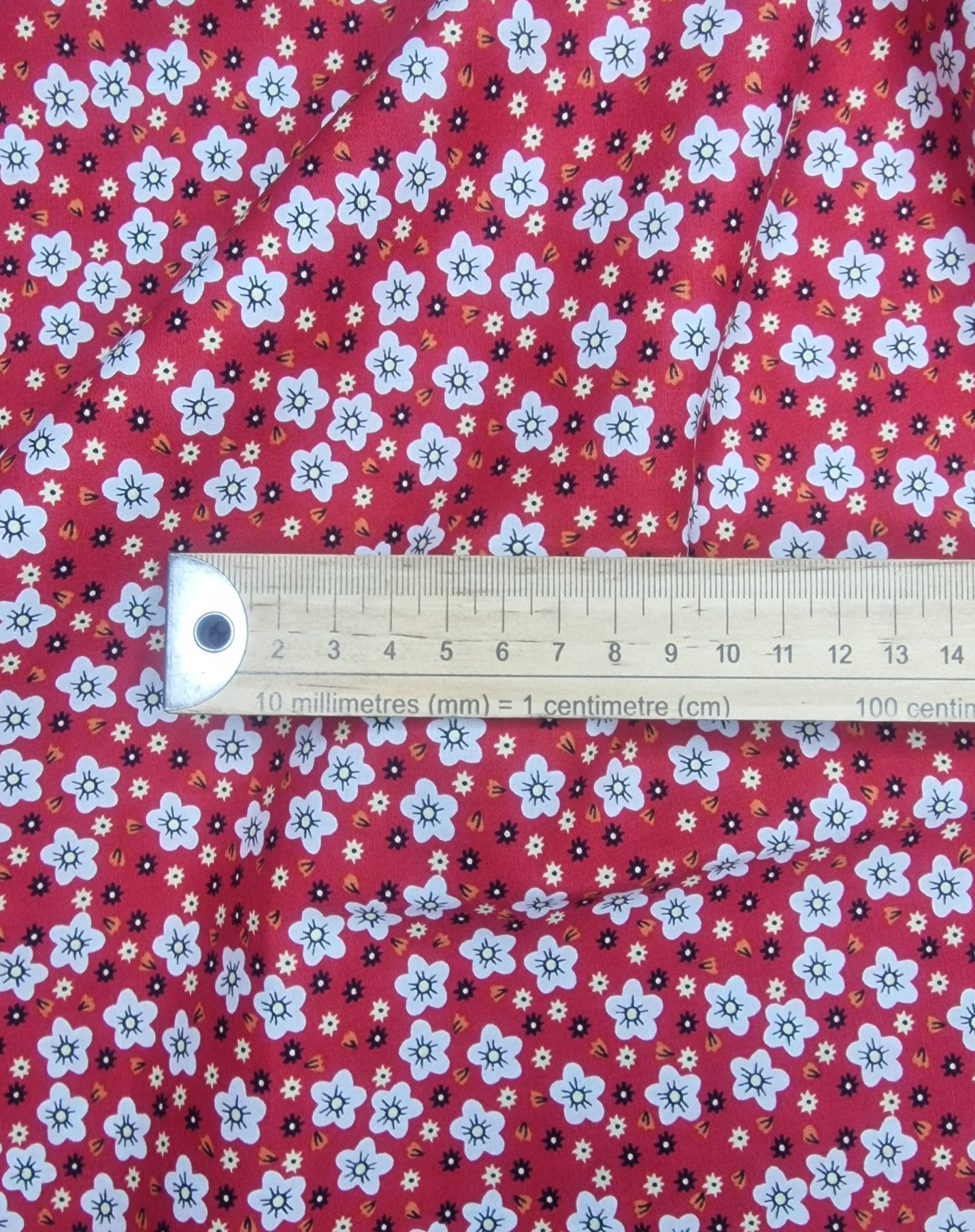 Forget-Me-Not Floral Cotton Poplin - 142cm / 56" - 100% Cotton - 3m Piece (4 Colourways)