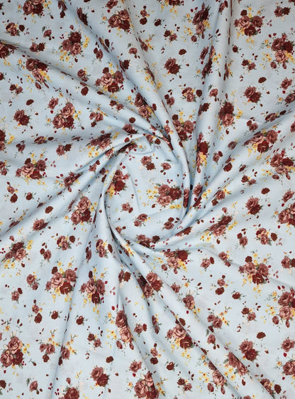 Old Rose (Widely Spaced) Cotton Poplin – 142cm / 56" Wide – 100% Cotton – 3m Piece