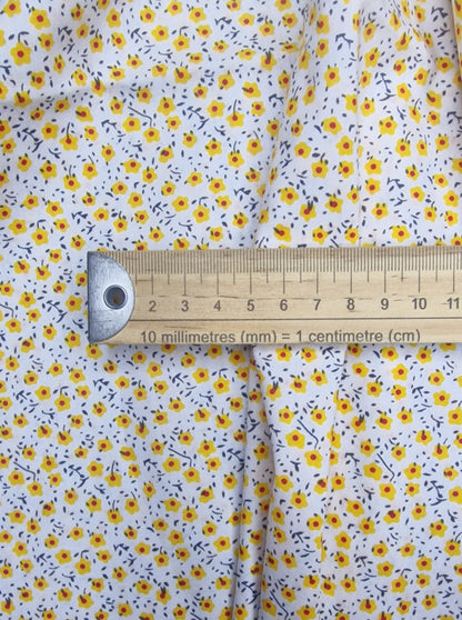 Ditsy Flower Cotton Poplin - 142cm / 56" - 100% Cotton - 3m Piece (3 Colourways)