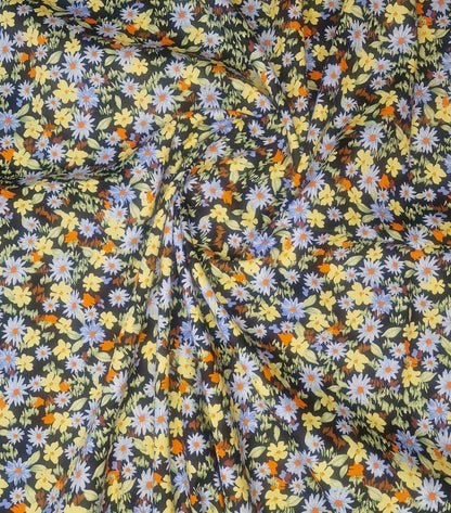 Wildflower Meadow Cotton Poplin – 142cm / 56" – 100% Cotton – 3m Piece (2 Colourways)