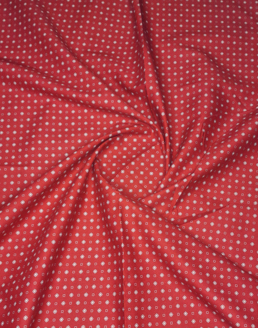 Leeloo's Multipass Red 100% Cotton Poplin