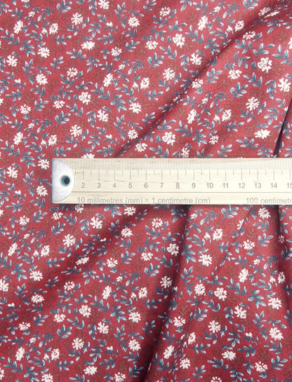 Regency Flower Cotton Poplin – 142cm / 56" – 100% Cotton – 3m Piece (3 Colourways)