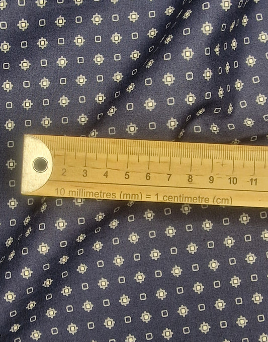 Leeloo's Multipass Navy 100% Cotton Poplin