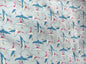 CRANE BIRDS – POPPY EUROPE BIRD PRINT COTTON ELASTANE JERSEY FABRIC – 152cm WIDE
