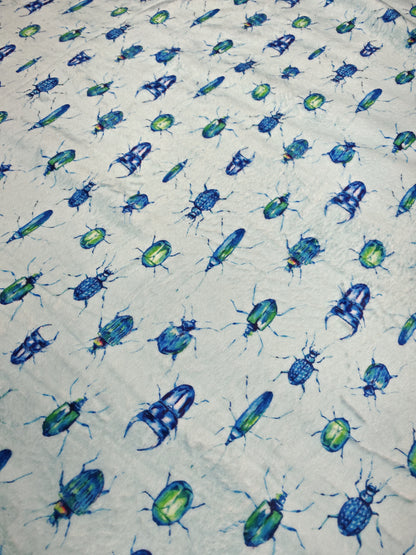 BLUE BUGS – CUDDLE FLEECE – 100% POLYESTER – 164cm WIDE
