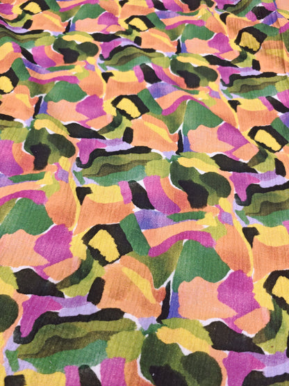 TROPICAL PALETTE – LITTLE JOHNNY DOUBLE GAUZE – 100% COTTON FABRIC – 130cm WIDE