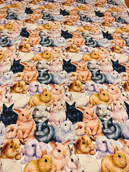 BUNNY FLUFFLE – LITTLE JOHNNY COTTON JERSEY – 95% COTTON 5% ELASTANE – 142cm WIDE