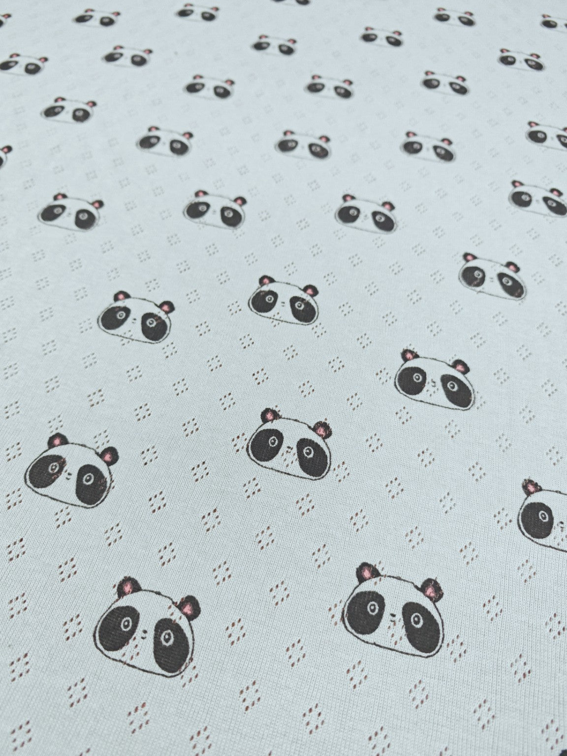 SMILEY PANDA – POPPY EUROPE POINTELLE COTTON JERSEY – 100% COTTON – 143cm WIDE