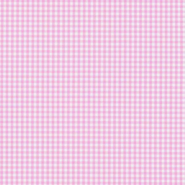 CORDED POLYCOTTON 1/8 GINGHAM FABRIC – 112cm WIDE (5 COLOURWAYS)