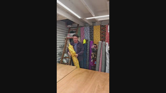 Scarecrows & Sunflowers Cotton Print – 137cm / 54" – 100% Cotton – 3m Piece (3 Colourways)