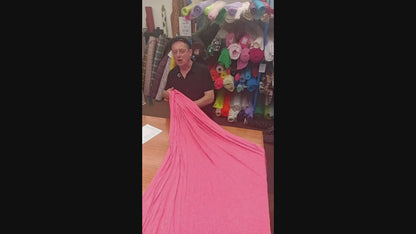 CRINKLY CORAL  – 135cm WIDE - LIKELY POLYESTER - 3 METRE PIECE