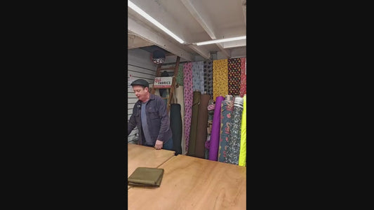 Khaki Cotton Twill – 150cm / 59" – 100% Cotton – 3m Piece