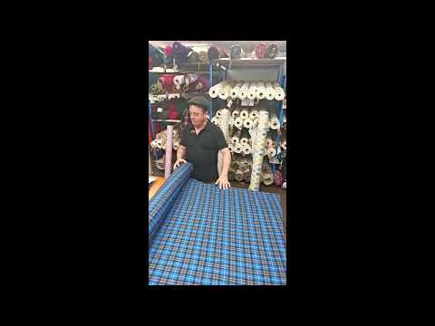 SKYLINE TARTAN – POLYVISCOSE TARTAN FABRIC – 144cm WIDE