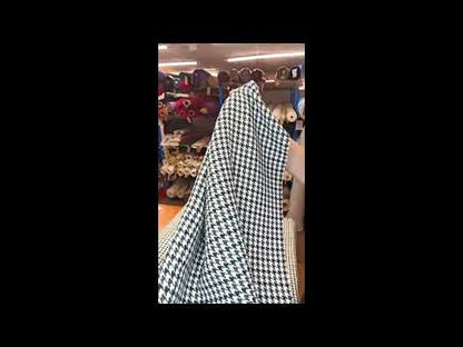HOUNDSTOOTH – HEAVYWEIGHT WOOL MIX FABRIC – 80% POLYESTER / 20% WOOL – 151cm WIDE