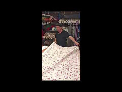 REINDEER SNOWFLAKE – CHRISTMAS 100% COTTON PRINT – 2 COLOURWAYS – 135–136.5cm WIDE