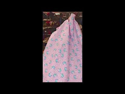 COTTAGE ROSE SPRIGS – PRINTED POLYCOTTON FABRIC – 3 COLOURWAYS – 113–115cm WIDE