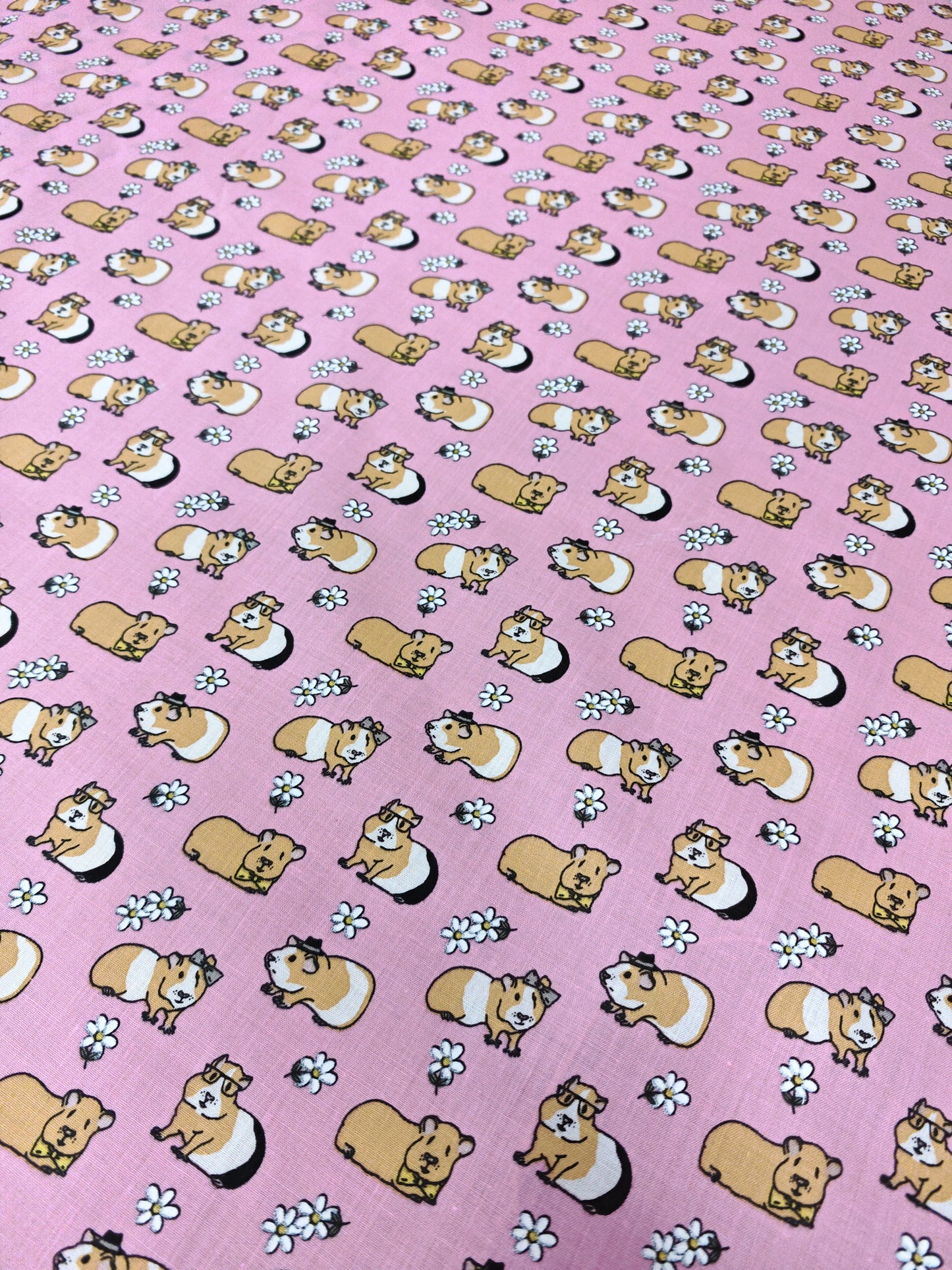 Guinea Pig Polycotton Print – 114cm / 45" – Polycotton – 3m Piece