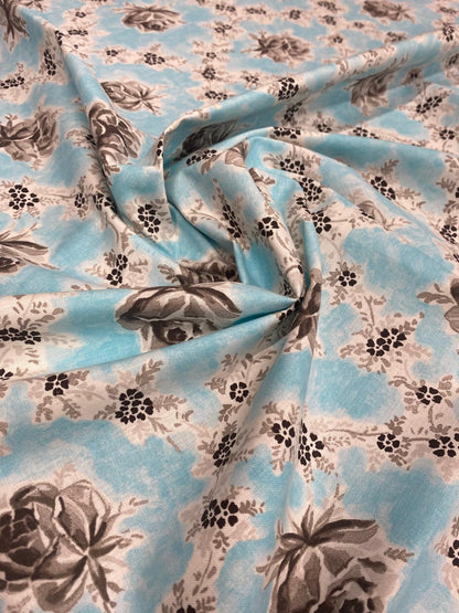 DESIGNERS GUILD WILD ROSE – 100% COTTON FLORAL FABRIC – 144cm WIDE