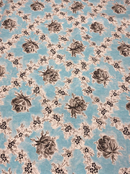 DESIGNERS GUILD WILD ROSE – 100% COTTON FLORAL FABRIC – 144cm WIDE