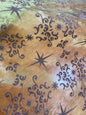 STARS & SCROLLS – PRINTED POLYESTER ORGANZA FABRIC – 150cm WIDE