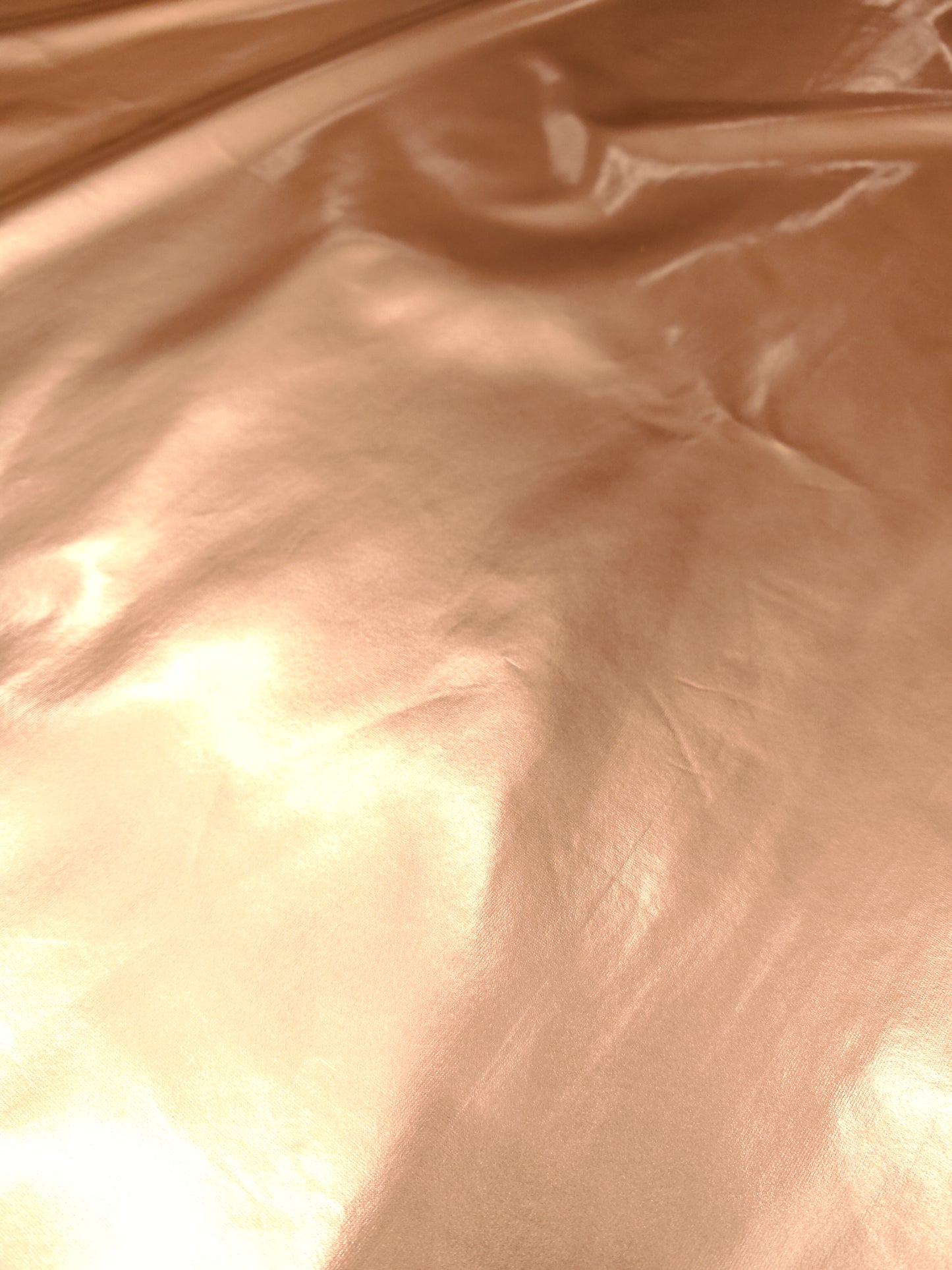 GOLD METALLIC PVC FABRIC – HIGH-SHINE COATED FABRIC – 146cm WIDE