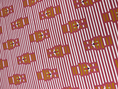 ORGANIC TIGER STRIPES – COTTON JERSEY – 95% COTTON 5% ELASTANE – 149cm WIDE