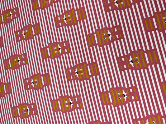ORGANIC TIGER STRIPES – COTTON JERSEY – 95% COTTON 5% ELASTANE – 149cm WIDE