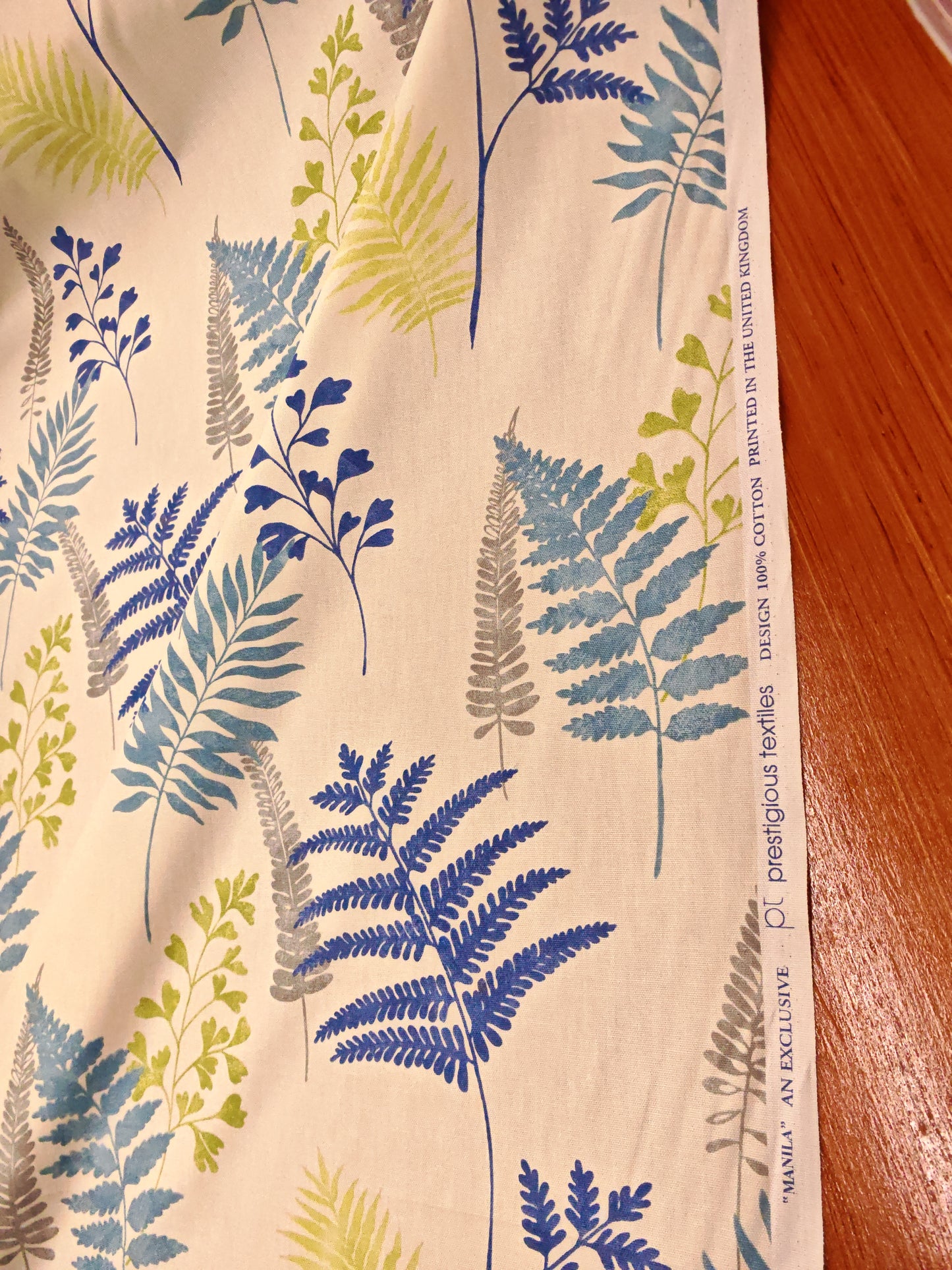 MANILA – PRESTIGIOUS TEXTILES – HALF PANAMA COTTON FABRIC – 144cm WIDE