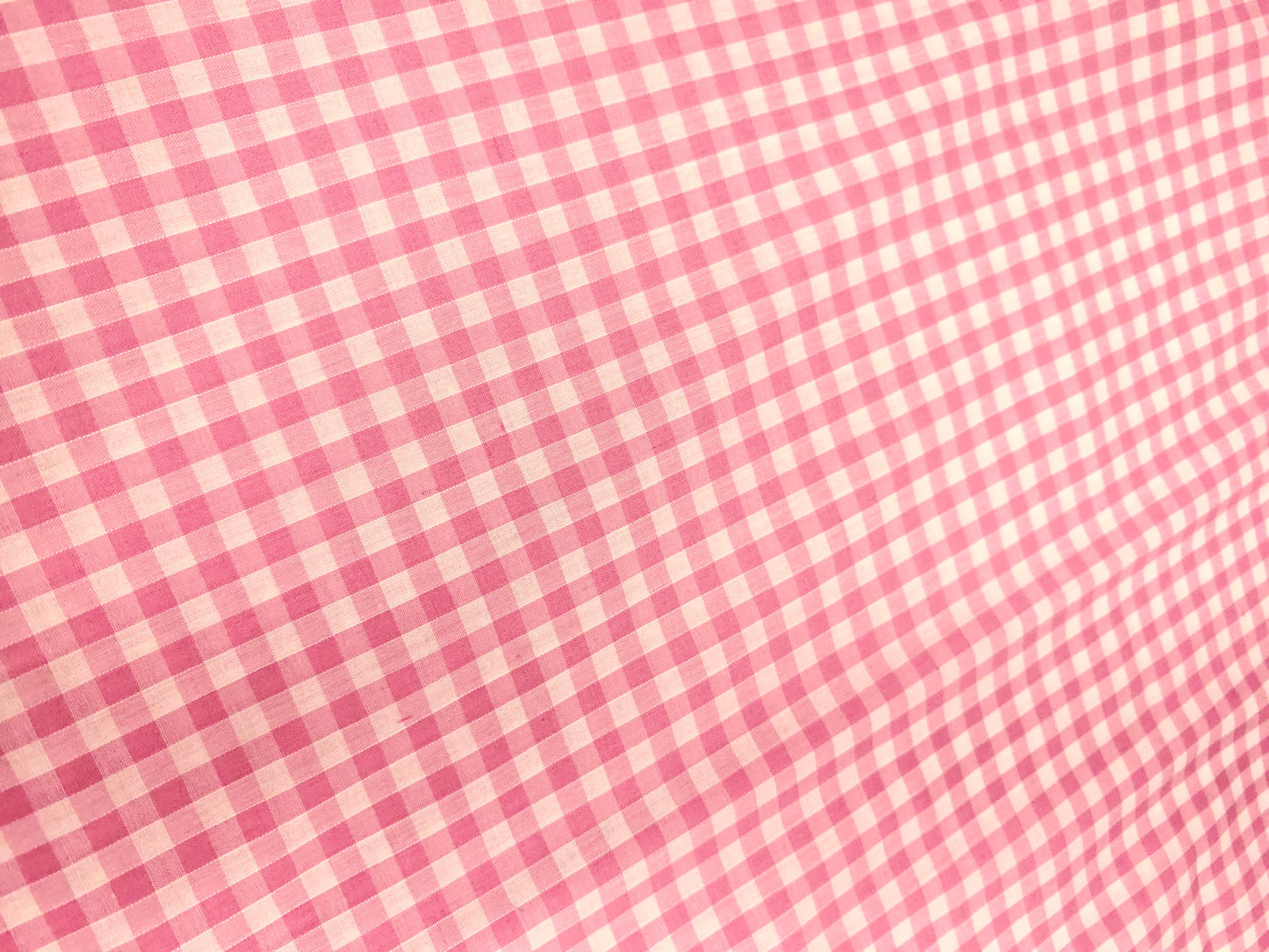 CORDED 1/4 GINGHAM CHECK – 35% COTTON 65% POLYESTER FABRIC – 113cm WIDE (5 COLOURWAYS)