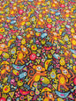 CHEEKY MONKEY – PRINTED COTTON BABY CORD FABRIC – 110cm WIDE