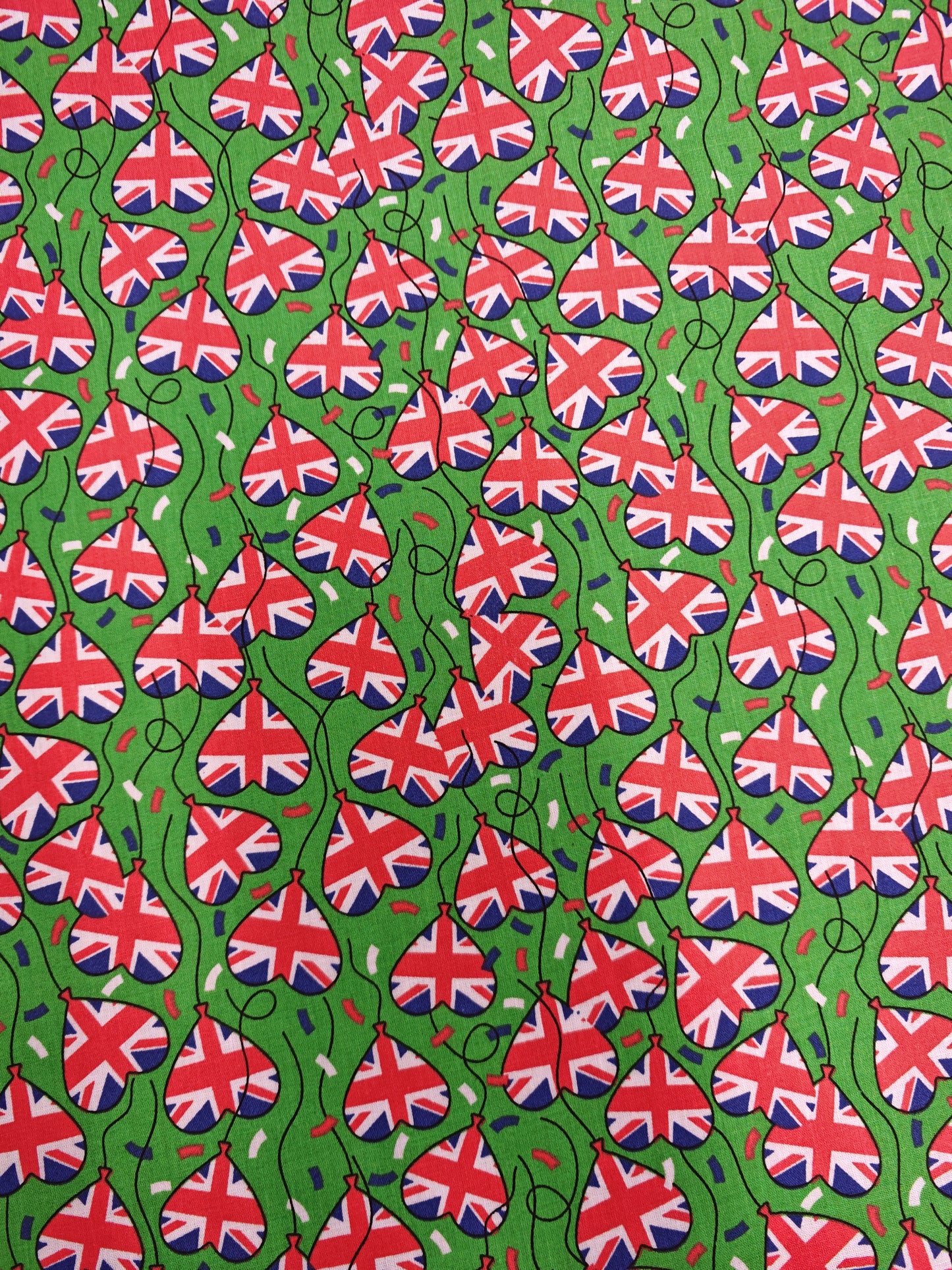 Union Jack Balloon Polycotton – 112cm / 44" – Polycotton (3 Colourways)