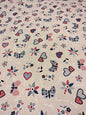 PATCHWORK LOVE – POLYCOTTON PRINT FABRIC – 110cm WIDE (3 COLOURWAYS)