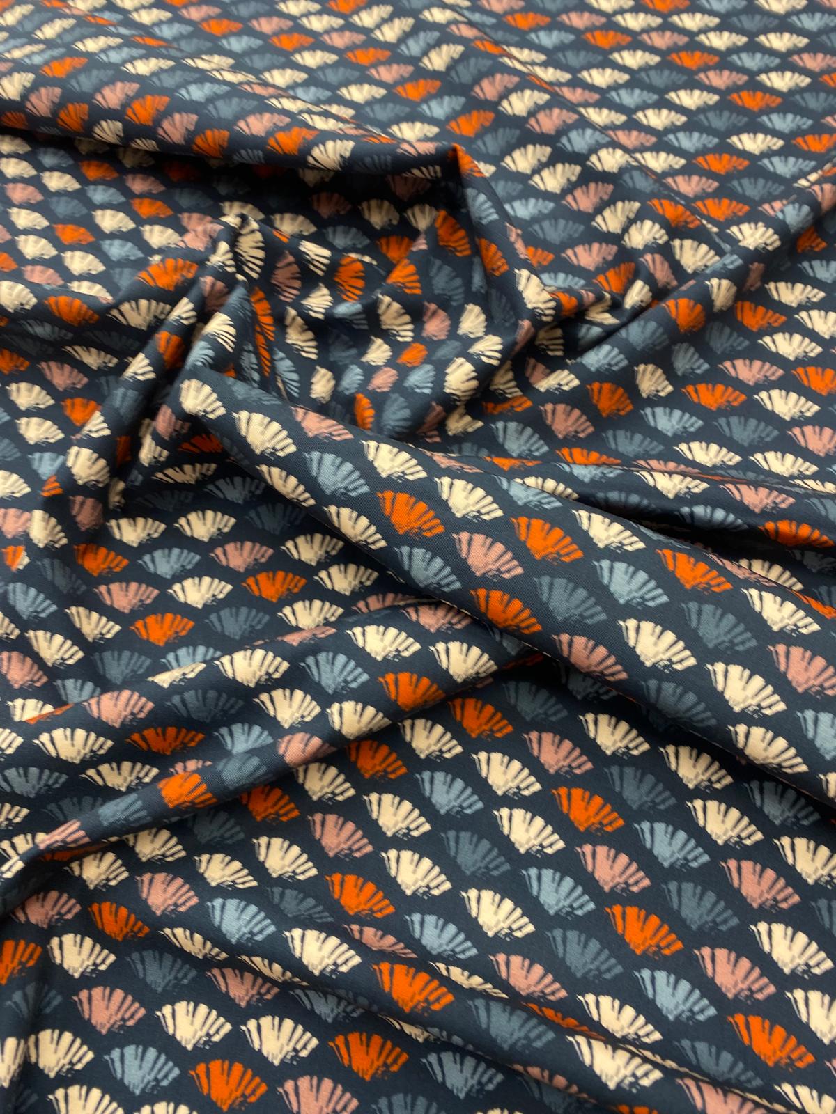 WOODLAND NOTIONS SHELLS – NINA RABY-JONES WOODLAND NOTIONS – 100% COTTON FABRIC – 146cm WIDE